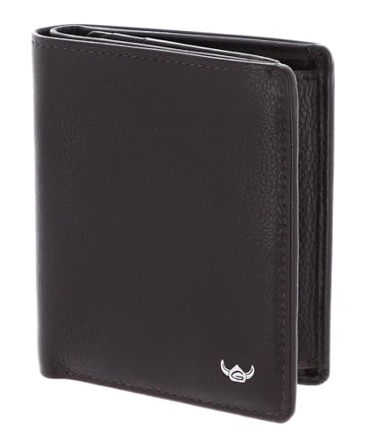 Golden Head Capri RFID Protect Billfold Coin Wallet Darkbrown von Golden Head