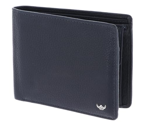 Golden Head Capri RFID Protect Billfold Coin Wallet Blue von Golden Head
