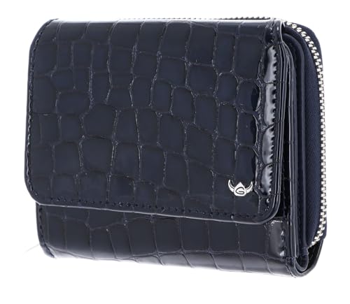 Golden Head Cayenne RFID Protect Zipped Billfold Coin Wallet Nightblue von Golden Head