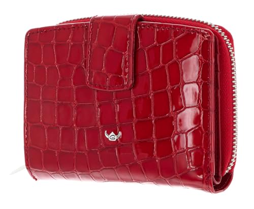 Golden Head Cayenne RFID Protect Billfold Coin Wallet Cherry von Golden Head