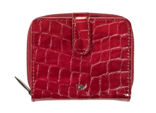 Golden Head Cayenne Petite Billfold Coin Wallet with Snap Closure Red von Golden Head