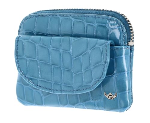Golden Head Cayenne Zipped Key Case Azur von Golden Head