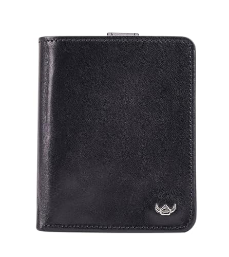 Golden Head Colorado Classic Billfold Coin Wallet with Snap Closure Black von Golden Head