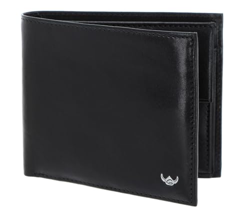 Golden Head Colorado RFID Protect Billfold Coin Wallet Black von Golden Head