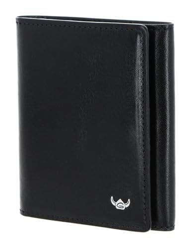 Golden Head Colorado RFID Protect Petite Billfold Coin Wallet Black von Golden Head