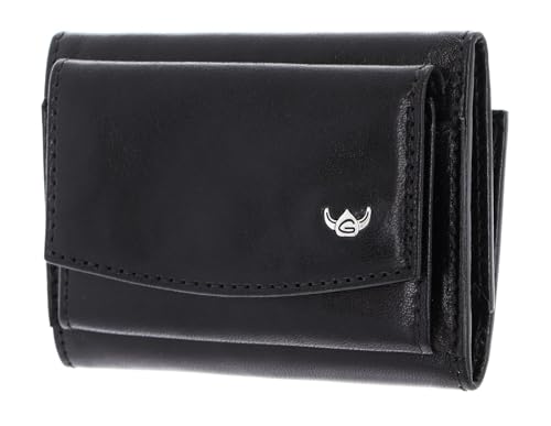 Golden Head Colorado RFID Protect Petite Billfold Coin Wallet Black von Golden Head