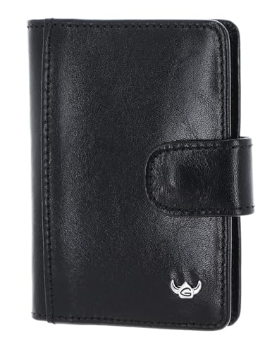 Golden Head Colorado RFID Credit Card Holder with Snap Closure Black von Golden Head