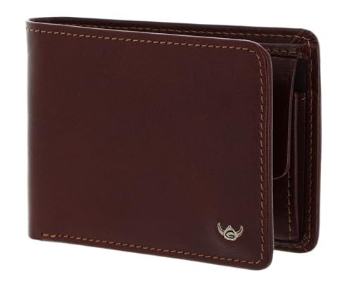 Golden Head Colorado RFID Protect Petite Billfold Coin Wallet Tobacco von Golden Head