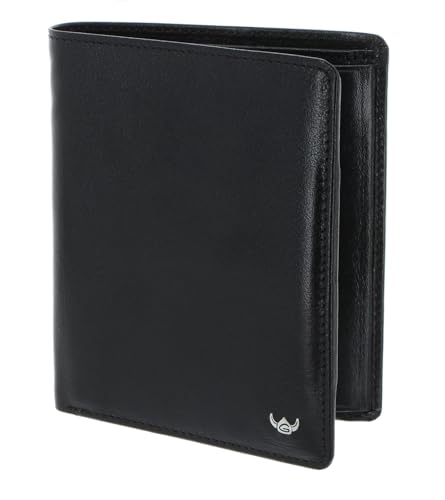 Golden Head Colorado RFID Protect Billfold Coin Wallet Black von Golden Head