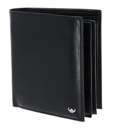 Golden Head Colorado RFID Protect Billfold Coin Wallet Black von Golden Head