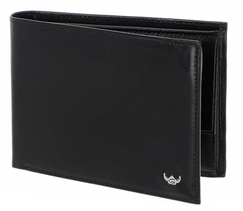 Golden Head Colorado RFID Protect Billfold Coin Wallet Black von Golden Head