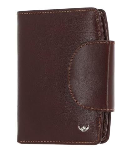 Golden Head Colorado RFID Protect Billfold Coin Wallet with Snap Closure Tobacco von Golden Head
