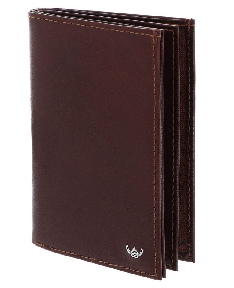 Golden Head Etui ID Wallet With Note Compartment, aus echtem Rindsleder mit RFID-Blocker Schutz von Golden Head