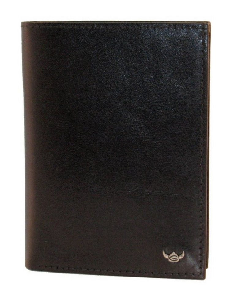Golden Head Etui ID Wallet with Note Compartment, aus echtem Rindsleder von Golden Head