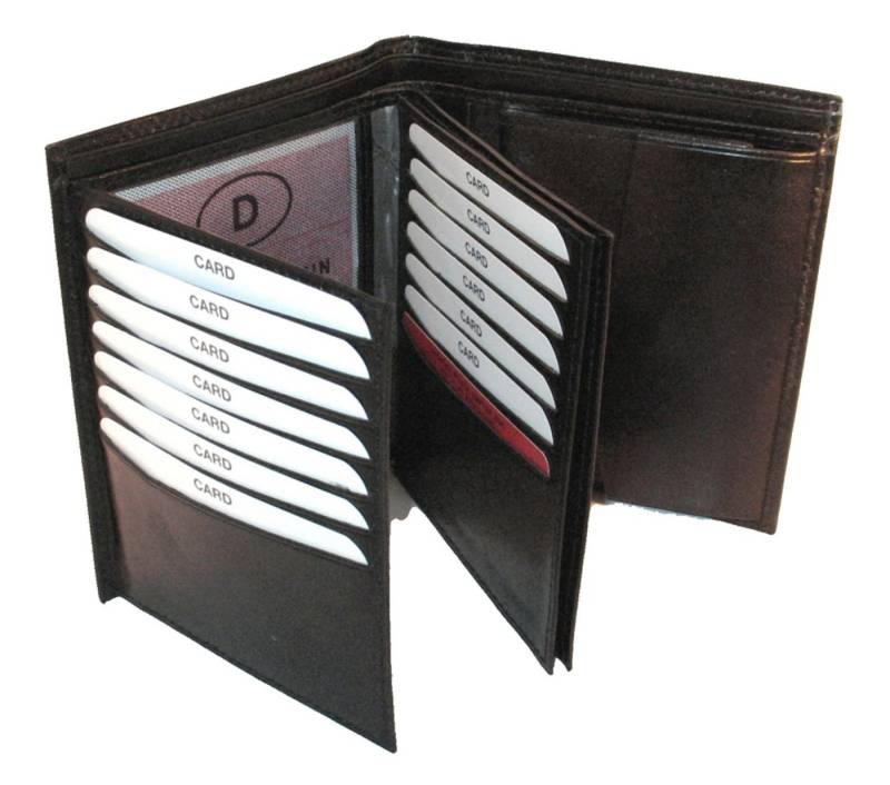 Golden Head Geldbörse Billfold Coin Wallet, aus echtem Rindsleder mit RFID-Blocker Schutz von Golden Head