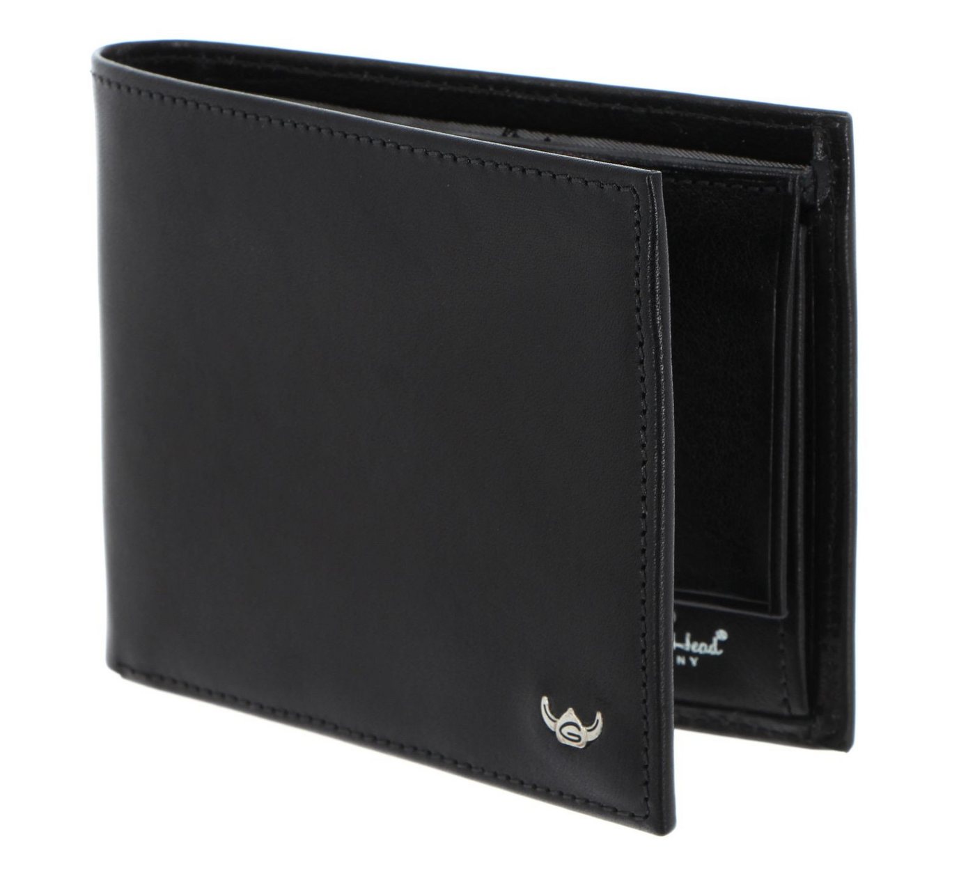 Golden Head Geldbörse Billfold Coin Wallet, aus echtem Rindsleder mit RFID-Blocker Schutz von Golden Head