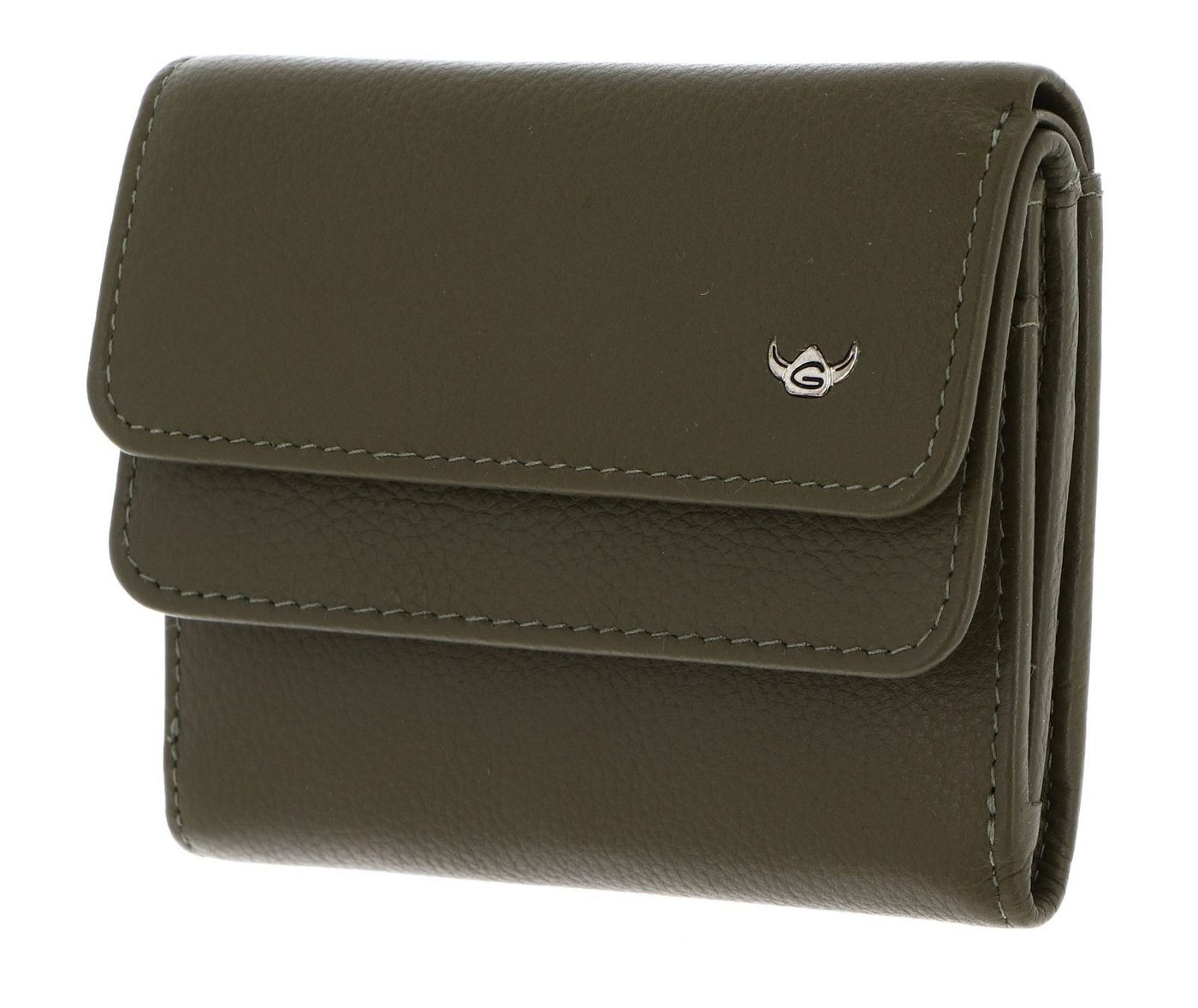 Golden Head Geldbörse Billfold Coin Wallet With Front Flap Snap Closure, aus echtem Rindsleder mit RFID-Blocker Schutz Golden Head Geldbörse Billfold Coin Wallet With Front Flap Snap Closure, aus echtem Rindsleder mit RFID-Blocker Schutz von Golden Head