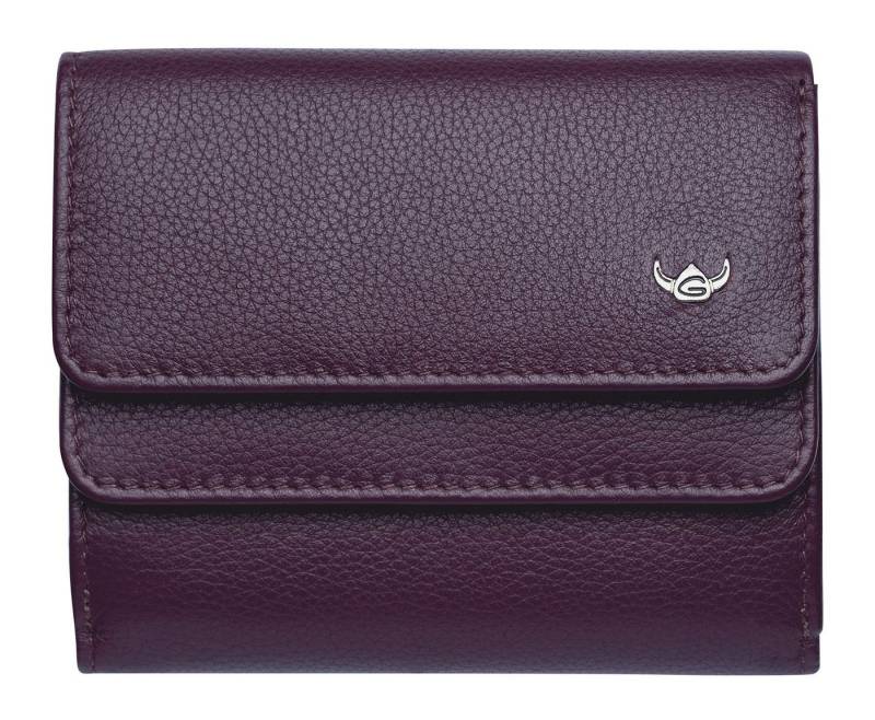 Golden Head Geldbörse Billfold Coin Wallet With Front Flap Snap Closure, aus echtem Rindsleder mit RFID-Blocker Schutz von Golden Head