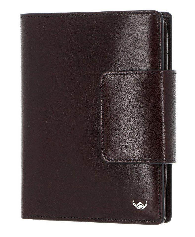 Golden Head Geldbörse Billfold Coin Wallet with Snap Closure, aus echtem Leder mit RFID-Blocker Schutz von Golden Head