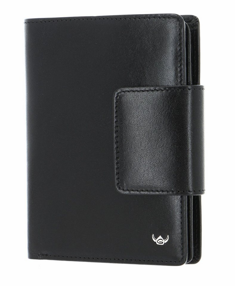 Golden Head Geldbörse Billfold Coin Wallet with Snap Closure, aus echtem Leder mit RFID-Blocker Schutz von Golden Head