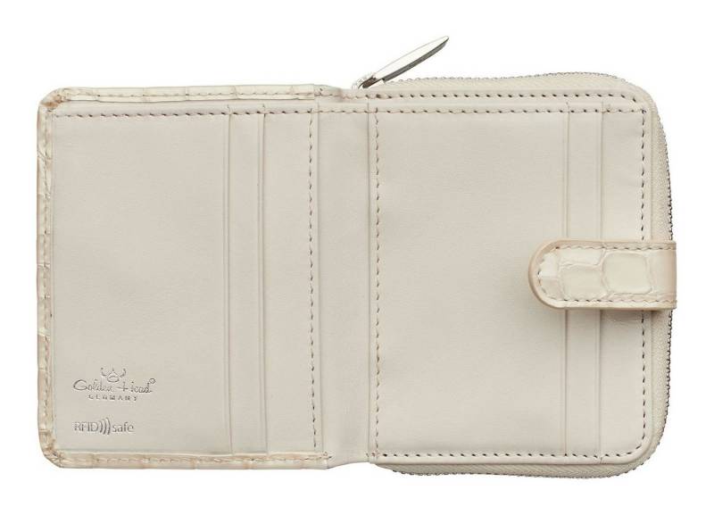Golden Head Geldbörse Petite Billfold Coin Wallet with Snap Closure, aus echtem Rindsleder mit RFID-Blocker Schutz von Golden Head