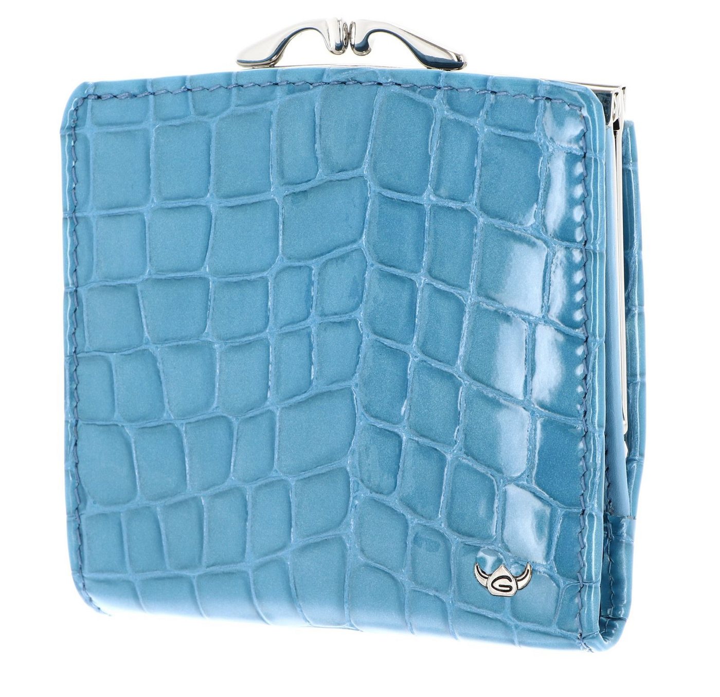 Golden Head Geldbörse French Coin Purse Wallet, aus echtem Rindsleder mit RFID-Blocker Schutz von Golden Head