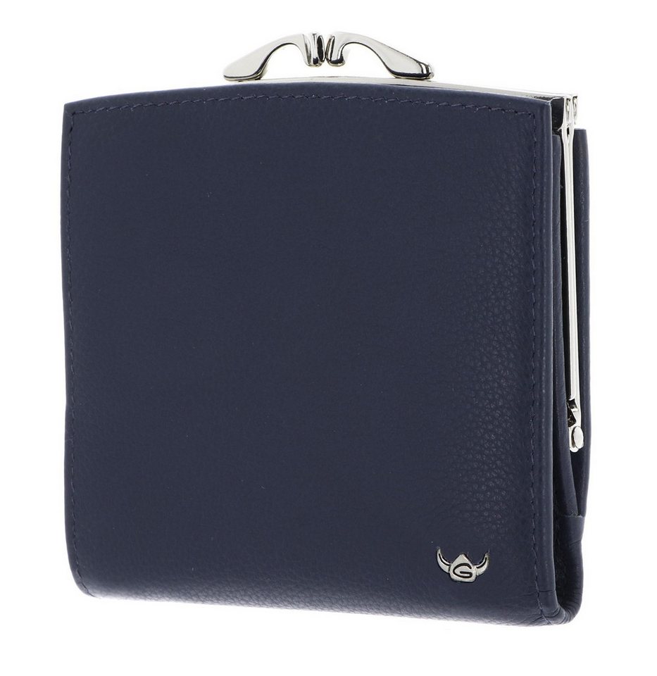 Golden Head Geldbörse French Coin Purse Wallet, aus echtem Rindsleder mit RFID-Blocker Schutz von Golden Head