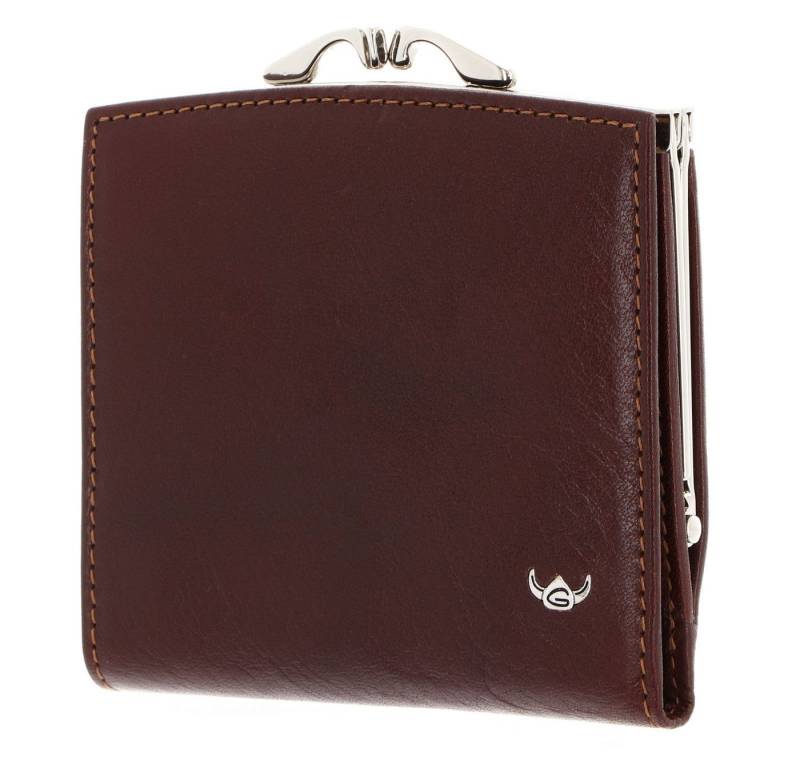 Golden Head Geldbörse French Coin Purse Wallet, aus echtem Rindsleder mit RFID-Blocker Schutz von Golden Head