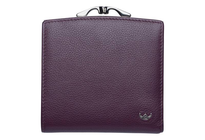 Golden Head Geldbörse French Coin Purse Wallet, aus echtem Rindsleder mit RFID-Blocker Schutz von Golden Head