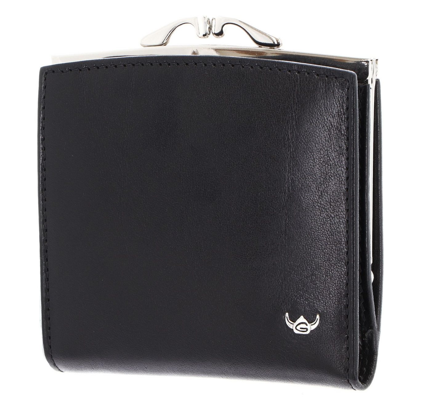 Golden Head Geldbörse French Coin Purse Wallet, aus echtem Rindsleder mit RFID-Blocker Schutz von Golden Head