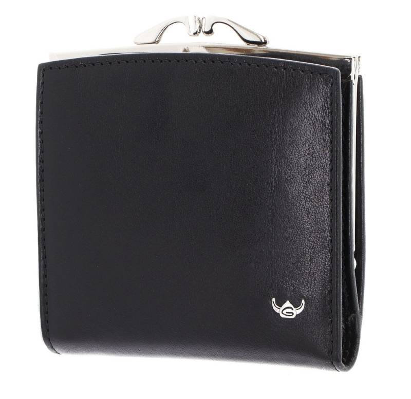 Golden Head Geldbörse French Coin Purse Wallet, aus echtem Rindsleder mit RFID-Blocker Schutz von Golden Head