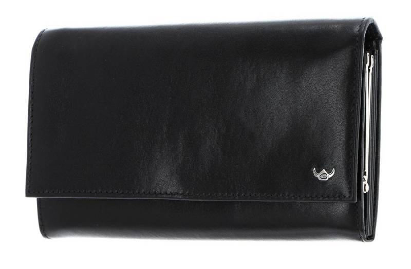 Golden Head Geldbörse French Coin Purse Wallet, aus echtem Rindsleder mit RFID-Blocker Schutz von Golden Head