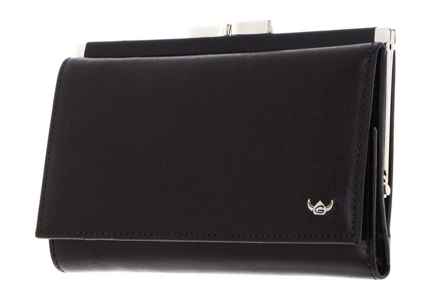 Golden Head Geldbörse French Coin Purse Wallet, aus echtem Rindsleder mit RFID-Blocker Schutz von Golden Head