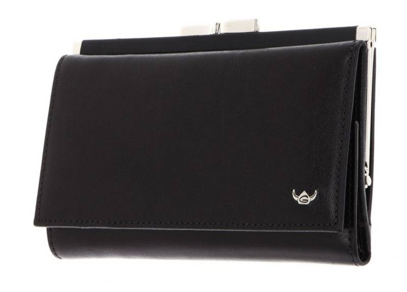 Golden Head Geldbörse French Coin Purse Wallet, aus echtem Rindsleder mit RFID-Blocker Schutz von Golden Head