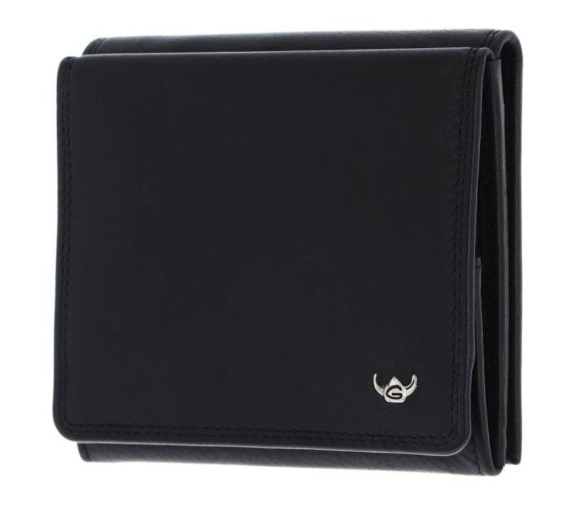 Golden Head Geldbörse Billfold Coin Wallet With Large Coin Compartment, aus echtem Rindsleder mit RFID-Blocker Schutz von Golden Head