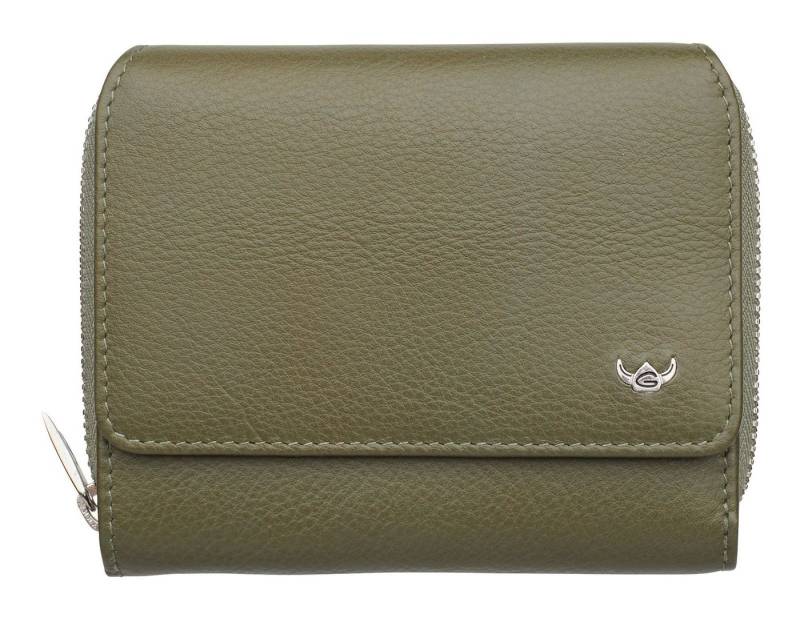 Golden Head Geldbörse Zipped Billfold Coin Wallet, aus echtem Leder mit RFID-Blocker Schutz von Golden Head