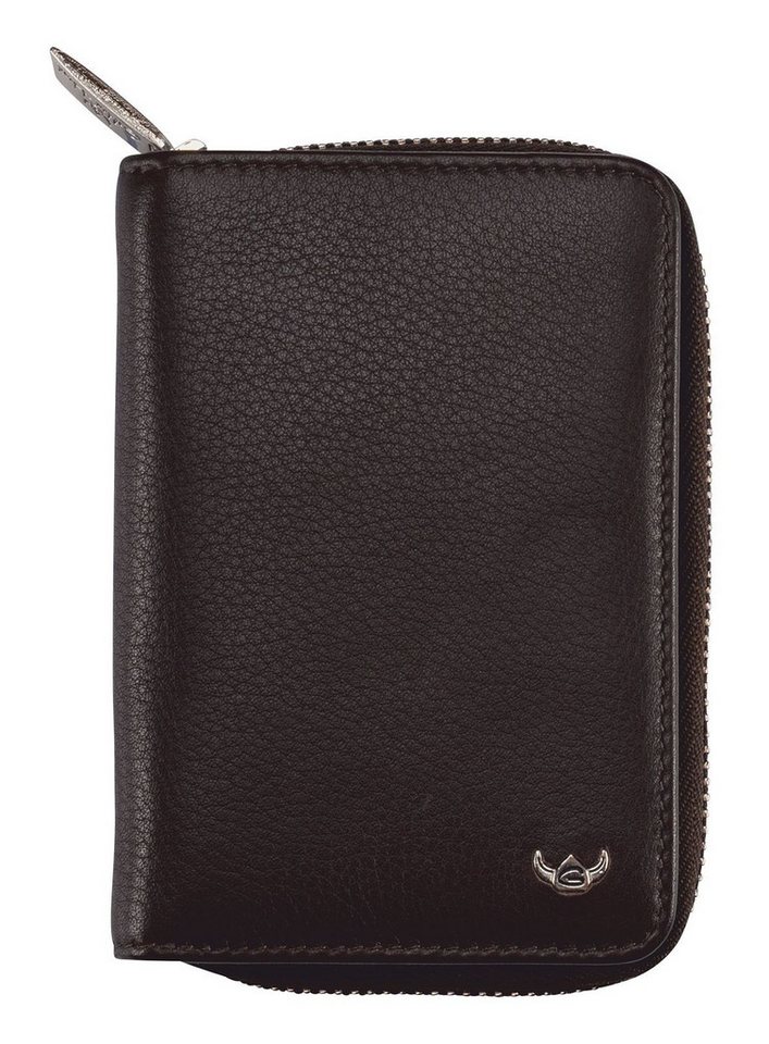 Golden Head Geldbörse Zipped Billfold Coin Wallet, aus echtem Leder von Golden Head