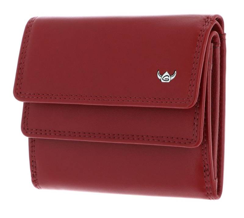 Golden Head Geldbörse Zipped Billfold Coin Wallet With Front Snap Closure, aus echtem Leder mit RFID-Blocker Schutz von Golden Head