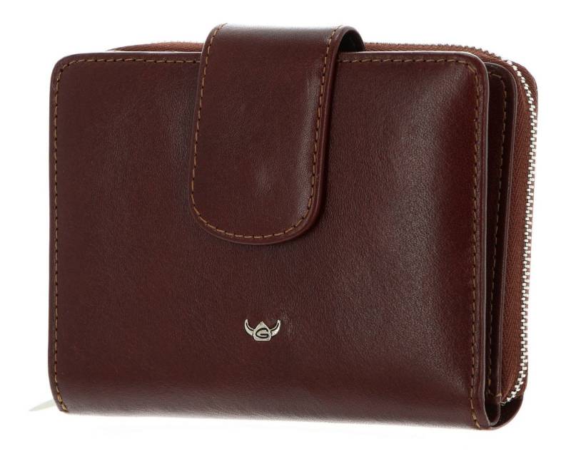Golden Head Geldbörse Zipper Purse, aus echtem Rindsleder mit RFID-Blocker Schutz von Golden Head