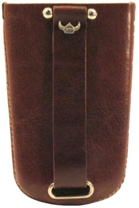 Golden Head - Golden Head Colorado Classic Schlüsseletui Glocke groß handgefärbtes Voll-Rindleder tabacco Braun von Golden Head