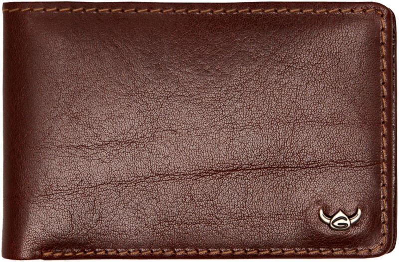 Golden Head - Golden Head Colorado Minischeintasche mit RFID echt Leder tabacco Braun von Golden Head