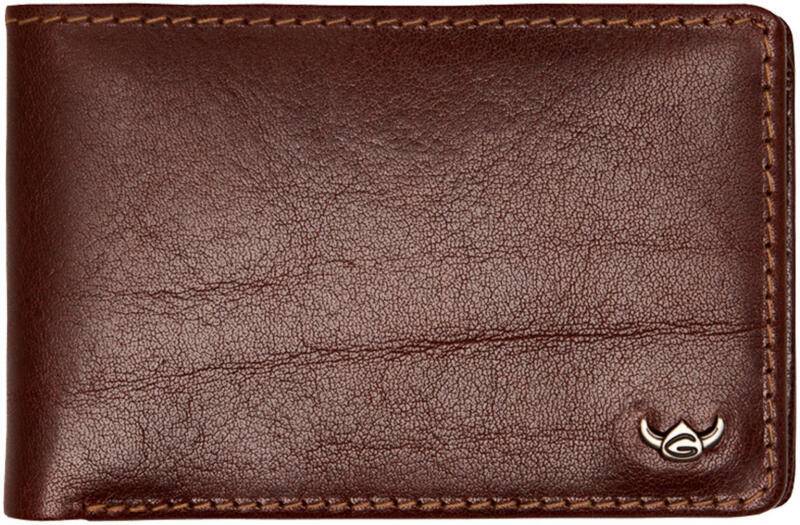 Golden Head - Golden Head Colorado Minischeintasche mit RFID echt Leder tabacco Braun von Golden Head