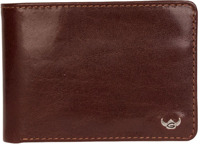 Golden Head - Golden Head Colorado Minischeintasche mit RFID echt Leder tabacco Braun von Golden Head