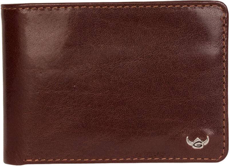 Golden Head - Golden Head Colorado Minischeintasche mit RFID echt Leder tabacco Braun von Golden Head