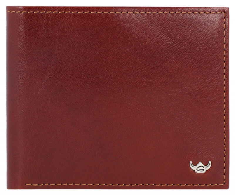 Golden Head - Golden Head Colorado RFID Protect Scheintasche mit Sichtfach handgefärbtes Voll-Rindleder tabacco Braun von Golden Head