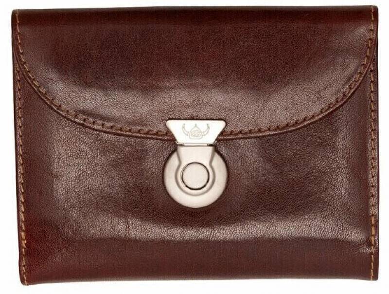 Golden Head - Golden Head Colorado Schlossbörse mit RFID echt Leder tabacco Braun von Golden Head