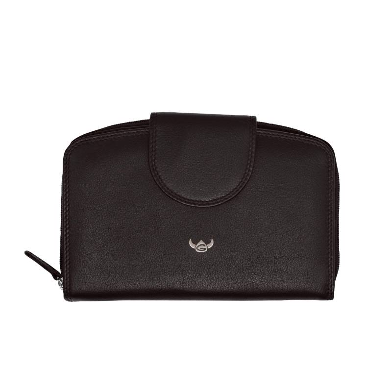 Golden Head - Golden Head Polo RFID Damenbörse mit RV schwarz Schwarz von Golden Head