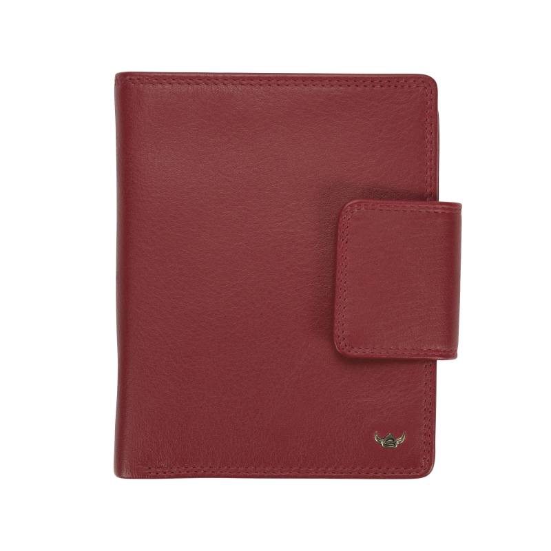 Golden Head - Golden Head Polo RFID Kombischeintasche mit Riegel rot Rot von Golden Head