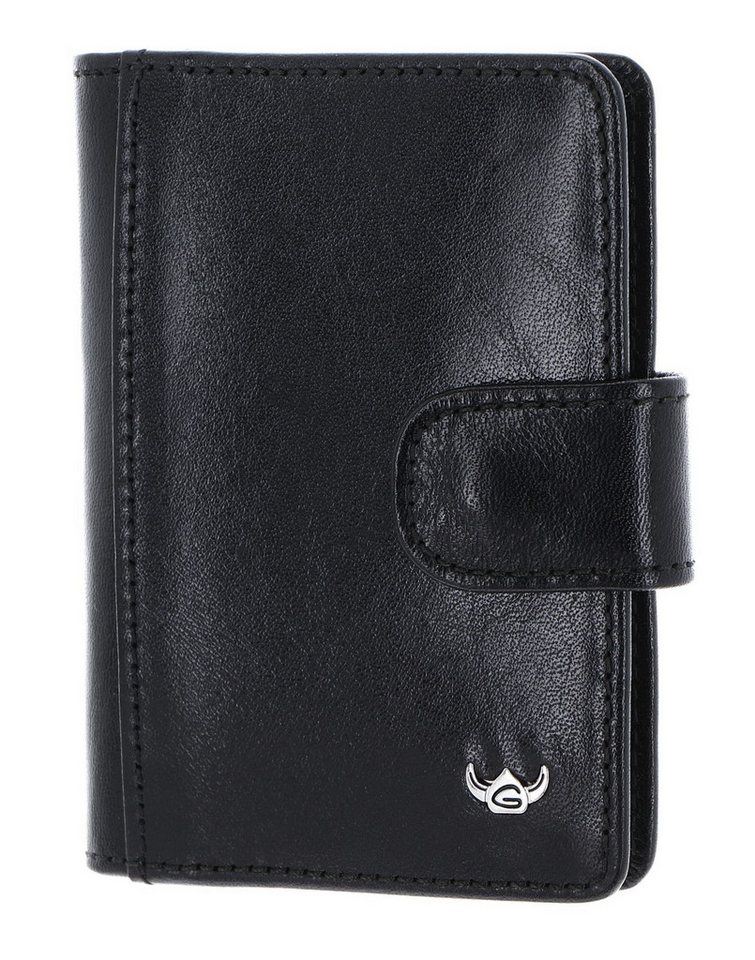 Golden Head Kartenetui Credit Card Holder With Snap Closure, aus echtem Leder mit RFID-Blocker Schutz von Golden Head