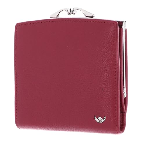 Golden Head Madrid RFID Protect French Coin Purse Wallet Red von Golden Head
